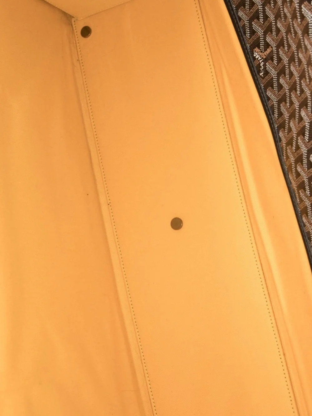 Goyard Brown & Black Caravelle 50 suitcase